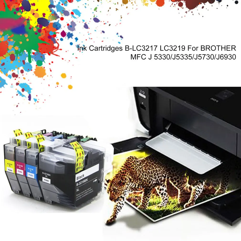 Ink Cartridges B-LC3217 LC3219 For BROTHER MFC-J5330DW/MFC-J5335DW/MFC-J5730DW/MFC-J5930DW/MFC-J6530DW/MFC-J6930DW/MFC-J6935DW
Ink Cartridges B-LC3217 LC3219 For BROTHER MFC-J5330DW/MFC-J5335DW/MFC-J5730DW/MFC-J5930DW/MFC-J6530DW/MFC-J6930DW/MFC-J6935DW