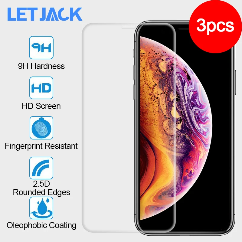 3PCS Tempered Glass for iPhone XR XS MAX 5 5s SE 5c Screen Protector for iPhone 6 6s 8 Plus X Glass on iPhone 7 Protective Film
3PCS Tempered Glass for iPhone XR XS MAX 5 5s SE 5c Screen Protector for iPhone 6 6s 8 Plus X Glass on iPhone 7 Protective Film