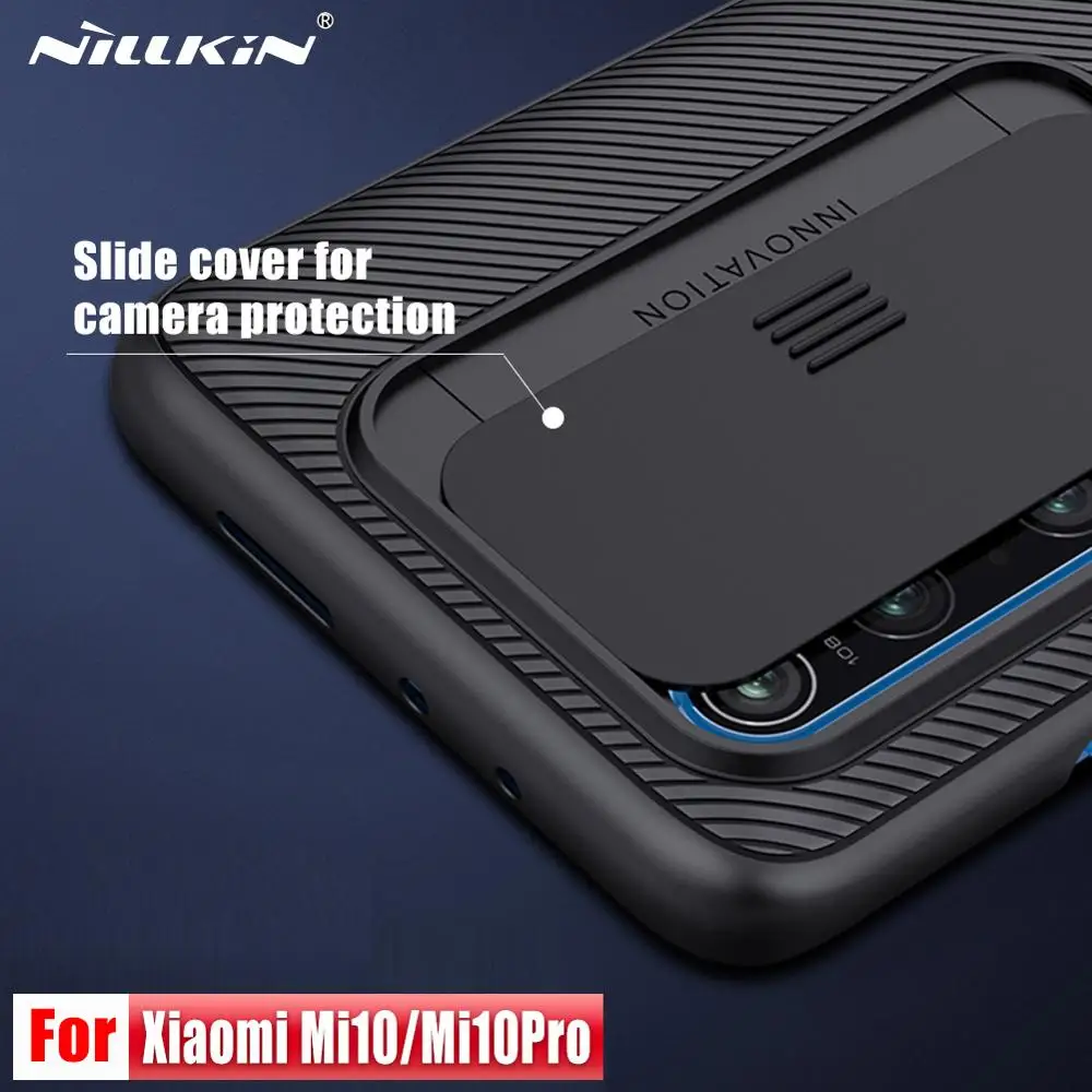 Чехол для Xiaomi Mi 10, чехол NILLKIN CamShield, противоскользящий чехол для камеры, защита от пыли и отпечатков пальцев для Mi 10 Pro
Чехол для Xiaomi Mi 10, чехол NILLKIN CamShield, противоскользящий чехол для камеры, защита от пыли и отпечатков пальцев для Mi 10 Pro