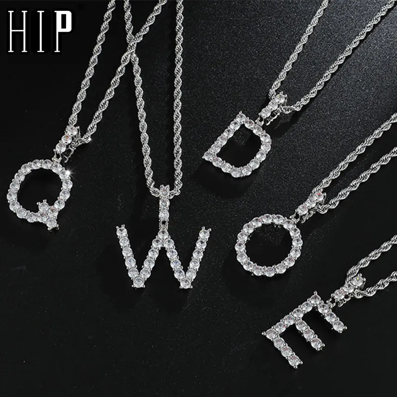 Hip Hop A-Z Zircon Initial Tennis Letter Name Necklaces & Pendants For Men/Women Gold Silver Color
Hip Hop A-Z Zircon Initial Tennis Letter Name Necklaces & Pendants For Men/Women Gold Silver Color