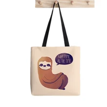 Shopper Nap Time All The Time Bag Printed Tote Bag women Harajuku shopper handbag girl Shoulder shopping bag Lady Canvas Bag 
Shopper Nap Time All The Time Bag Printed Tote Bag women Harajuku shopper handbag girl Shoulder shopping bag Lady Canvas Bag