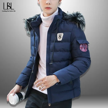 2019 New Men Winter Hooded Jacket Cotton Padded Coats Wadded Thick Warm Outerwear Fur Collar Hat Casual Male Parkas M-4XL Homme
2019 New Men Winter Hooded Jacket Cotton Padded Coats Wadded Thick Warm Outerwear Fur Collar Hat Casual Male Parkas M-4XL Homme