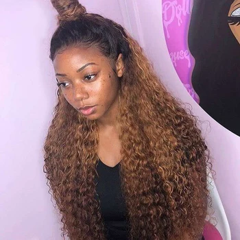 Density 250% Lace Wig Honey Blonde1B 30 Curly Brazilian Ombre Color Lace Front Human Hair Wigs With Baby Hair Bleached Knots
Density 250% Lace Wig Honey Blonde1B 30 Curly Brazilian Ombre Color Lace Front Human Hair Wigs With Baby Hair Bleached Knots
