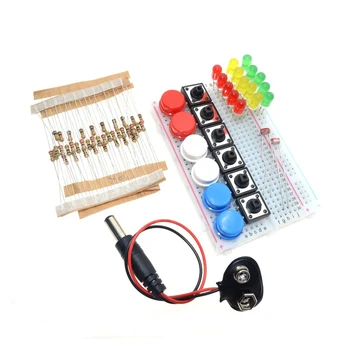 Smart Electronics Starter Kit For arduino uno r3 mini Breadboard LED jumper wire button
Smart Electronics Starter Kit For arduino uno r3 mini Breadboard LED jumper wire button