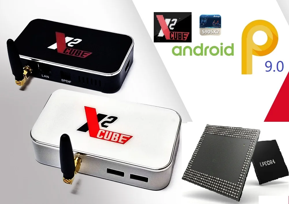 X2 Cube Android 9.0 Smart TV Box Amlogic S905X2 2GB DDR4 16GB ROM 2.4G/5G WiFi 1000M Bluetooth Media Player set top box
X2 Cube Android 9.0 Smart TV Box Amlogic S905X2 2GB DDR4 16GB ROM 2.4G/5G WiFi 1000M Bluetooth Media Player set top box