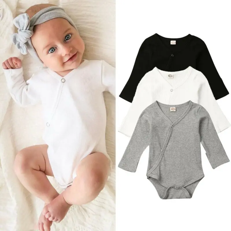Bodysuit Newborn Baby Boy Girl Clothes Solid Color Long Sleeve Autumn Bodysuit Overall Baby Girls Clothes Outfits Set
Bodysuit Newborn Baby Boy Girl Clothes Solid Color Long Sleeve Autumn Bodysuit Overall Baby Girls Clothes Outfits Set