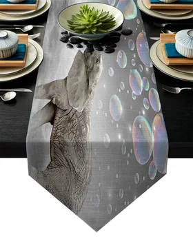 Cute Animal Elephant Bubble Table Runner Table Flag Home Party Decorative Tablecloth Table Runners for Wedding
Cute Animal Elephant Bubble Table Runner Table Flag Home Party Decorative Tablecloth Table Runners for Wedding