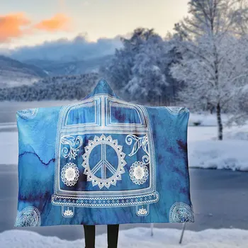 Hooded Blanket Polyester Double-Layer Throw Blanket Tapestry 3D Digital Printing Bedding Winter Watching TV Keep Warm
Hooded Blanket Polyester Double-Layer Throw Blanket Tapestry 3D Digital Printing Bedding Winter Watching TV Keep Warm