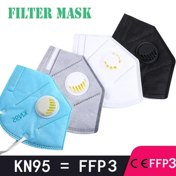 Kn95 FFP2 Face Mpith Masks with Breathing Valve Protection Respirator Filter Mascarillas Masque Anti Dust PM2.5 Dust Masks
Kn95 FFP2 Face Mpith Masks with Breathing Valve Protection Respirator Filter Mascarillas Masque Anti Dust PM2.5 Dust Masks