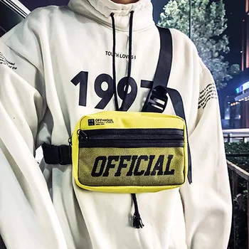 Tactical Chest Rig Bag Streetwear Function Chest Bags Unisex Fashion Tactical Hip Hop Bag Letter Print Vest Pack Kanye West
Tactical Chest Rig Bag Streetwear Function Chest Bags Unisex Fashion Tactical Hip Hop Bag Letter Print Vest Pack Kanye West