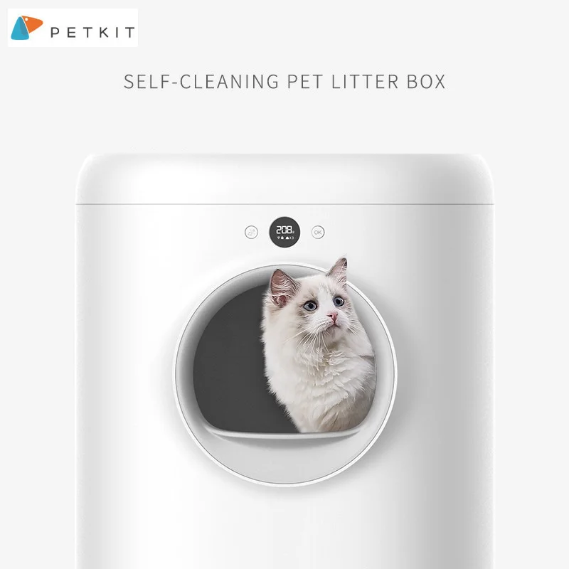 PETKIT Intelligent Automatic Self Cleaning Fully EnClosed Cat Litter Box Shoveling Machine Clean Anti-splash Toilet Litter Tray
PETKIT Intelligent Automatic Self Cleaning Fully EnClosed Cat Litter Box Shoveling Machine Clean Anti-splash Toilet Litter Tray