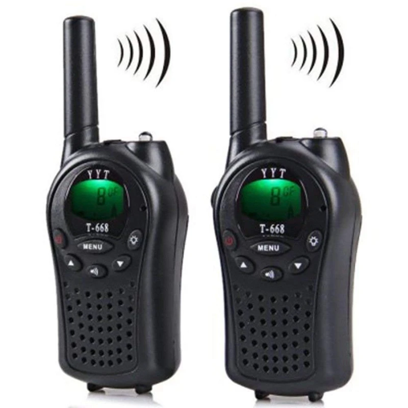 Promotion--Two Way Radio Walkie Talkie 2 Pieces T-668 Handheld Auto Multi Channel 5KM | Мобильные телефоны и аксессуары