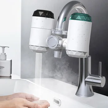 3000W 2 in 1 Kitchen Faucet Purifier Instant Hot Water Digital LCD Display Electric Water Heater Tankless Fast Heating Water Tap
3000W 2 in 1 Kitchen Faucet Purifier Instant Hot Water Digital LCD Display Electric Water Heater Tankless Fast Heating Water Tap