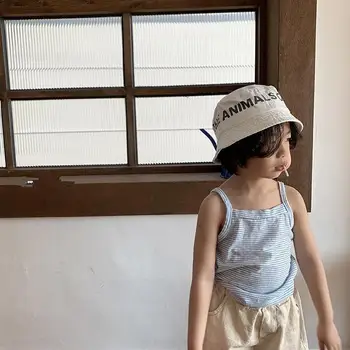 2020 New Wholesale Girls Cotton Striped Vest Fashion Summer Girls Vests 2-7t QA754
2020 New Wholesale Girls Cotton Striped Vest Fashion Summer Girls Vests 2-7t QA754