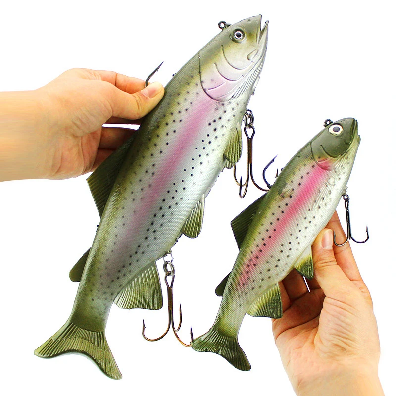 1pc 20cm 30cm Sea Fishing Big Size Simulate Soft Fishing Lure Silicone Peche Artificial Swimbait Wobblers Crank Bait Fishing
1pc 20cm 30cm Sea Fishing Big Size Simulate Soft Fishing Lure Silicone Peche Artificial Swimbait Wobblers Crank Bait Fishing