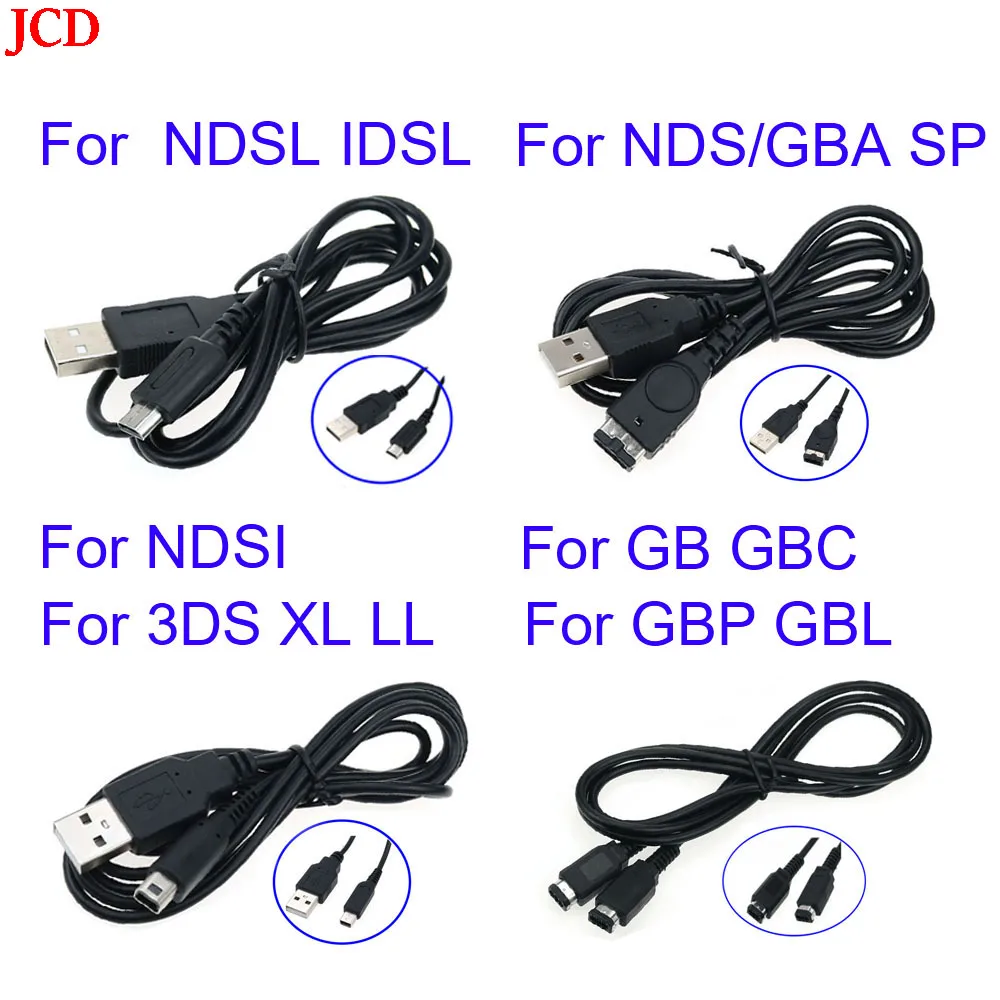 

1pcs USB Data Charger Charging Power Cable Cord For Nintend DS Lite DSL NDSL For NDSi 3DS New 3DS XL LL NDS GBA SP GB GBC GBL