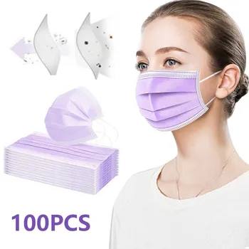 100pcs Purple Disposable 3 Layer Mascarillas Face Mask Scarf One Time Use Face-mask Good Quality Low Price Party Hat Handwear
100pcs Purple Disposable 3 Layer Mascarillas Face Mask Scarf One Time Use Face-mask Good Quality Low Price Party Hat Handwear