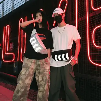 Men's chest bag fashion shoulder messenger bag female cross-body bag teenagers hip hop street trend reflective waist bag Unisex
Men's chest bag fashion shoulder messenger bag female cross-body bag teenagers hip hop street trend reflective waist bag Unisex