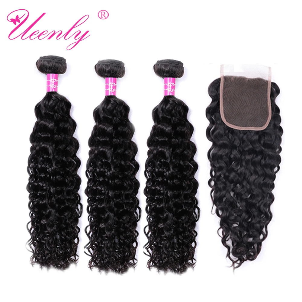 UEENLY Water Wave Bundles With Closure Remy Human Hair Bundles With Closure Peruvian Hair Bundles With Closure
UEENLY Water Wave Bundles With Closure Remy Human Hair Bundles With Closure Peruvian Hair Bundles With Closure