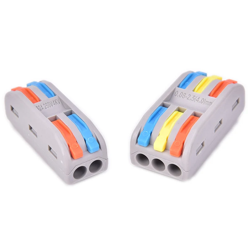 2pcs Wire Connector Mini Quick Connector Universal Compact Terminal Block Plug-in PCT-2-2 PCT-2-3 PCT-222 PCT-223 copper
2pcs Wire Connector Mini Quick Connector Universal Compact Terminal Block Plug-in PCT-2-2 PCT-2-3 PCT-222 PCT-223 copper