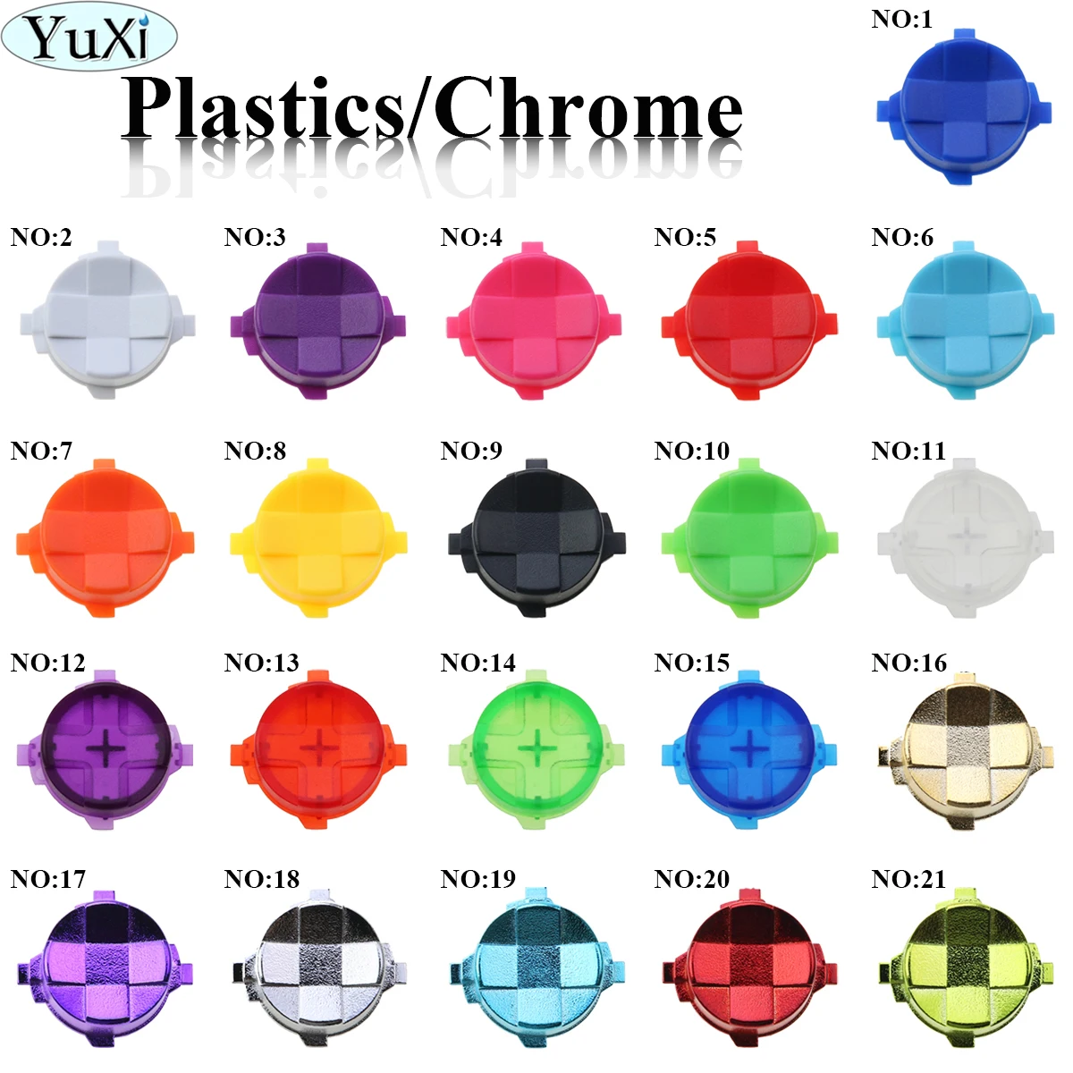YuXi For Xbox Series X/S Plastics Chrome D-pad Action Cross Button Dpad Direction Key Controller Accessories For Xbox Series S X
YuXi For Xbox Series X/S Plastics Chrome D-pad Action Cross Button Dpad Direction Key Controller Accessories For Xbox Series S X
