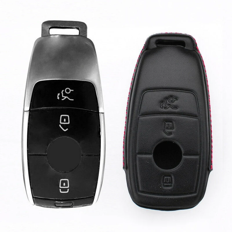 Black Smart Key Case Shell Protection Fob for Mercedes Benz W213 E200 E260 E300 E400 E63 Car Accessories Car Key Holder Leather
Black Smart Key Case Shell Protection Fob for Mercedes Benz W213 E200 E260 E300 E400 E63 Car Accessories Car Key Holder Leather