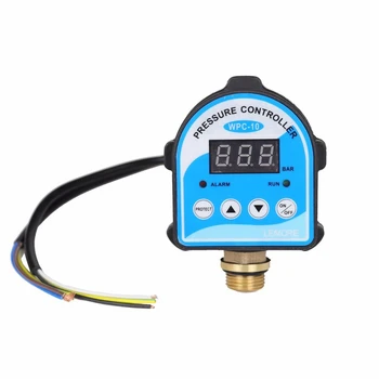 

Russian Pressure Control Switch Digital LED Display Water Pump G1/4" G3/8" G1/2" WPC-10 Eletronic Controller Sensor With Adapter