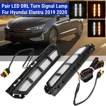 DRL for Hyundai Elantra AVANTE 2019 2020 LED Daytime Running Lights Daylight fog lamp with with Yellow Turn signal style relay
DRL for Hyundai Elantra AVANTE 2019 2020 LED Daytime Running Lights Daylight fog lamp with with Yellow Turn signal style relay