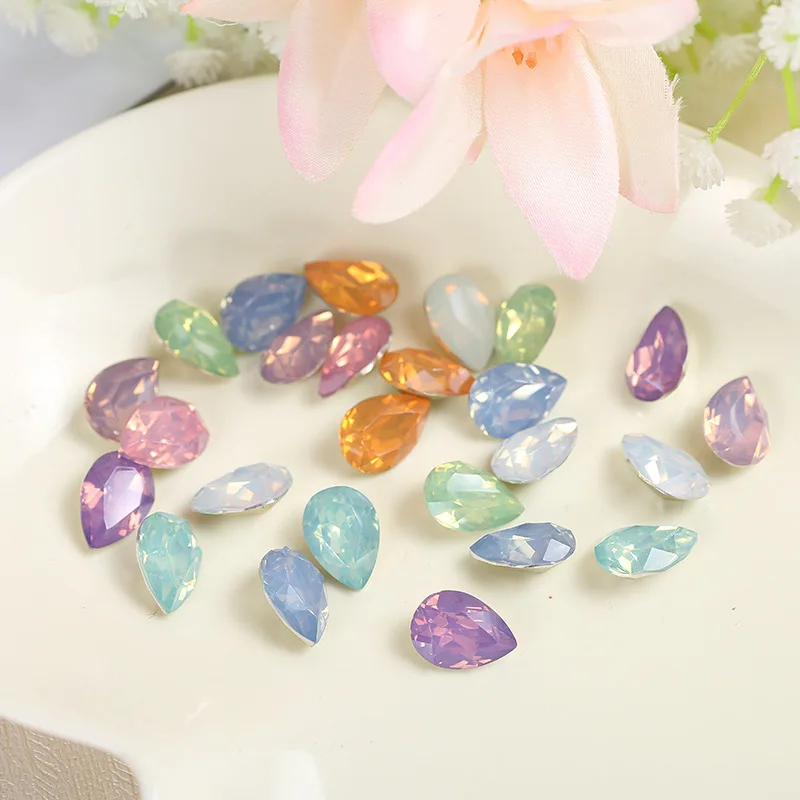 200Pcs/lots Resin Rhinestone 7x10MM Drop Shape Pointed Bottom Handmade Hairpin Material Accessories DIY Protein Jewelry Decor E
200Pcs/lots Resin Rhinestone 7x10MM Drop Shape Pointed Bottom Handmade Hairpin Material Accessories DIY Protein Jewelry Decor E