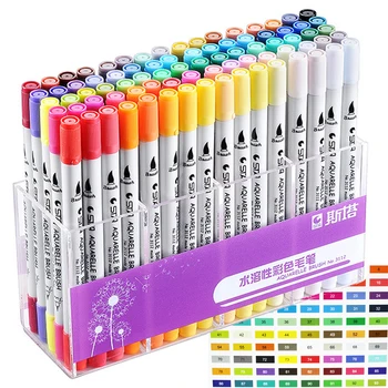36/48/80 Colors Coloring Marker Set Dual Tip Brush Pen Colors Fineliner Pen for Drawing Bullet Journal Art School Supplies
36/48/80 Colors Coloring Marker Set Dual Tip Brush Pen Colors Fineliner Pen for Drawing Bullet Journal Art School Supplies