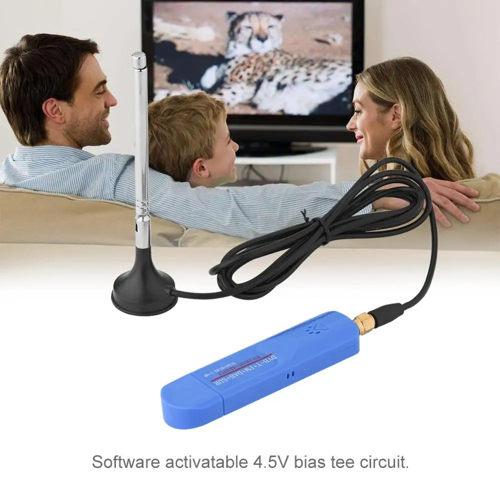 USB2.0 Short Wave DVB-T FM DAB RTL-SDR Digital TV Tuner Receiver Stick Antenna Radio Recevier
USB2.0 Short Wave DVB-T FM DAB RTL-SDR Digital TV Tuner Receiver Stick Antenna Radio Recevier