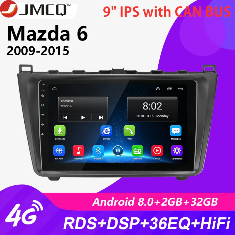 Android 8.1 2DIN 2G+32G Car Head Unit Radio Audio GPS Multimedia Player For Mazda 6 Rui wing 2009-2015 Navigation GPS 2 din dvd
Android 8.1 2DIN 2G+32G Car Head Unit Radio Audio GPS Multimedia Player For Mazda 6 Rui wing 2009-2015 Navigation GPS 2 din dvd