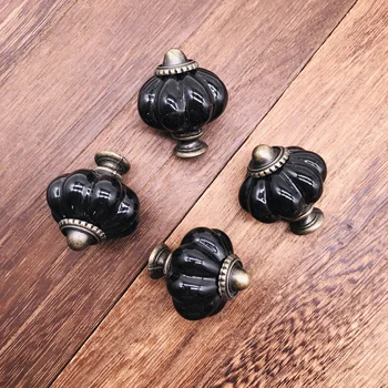 8x Deep Black Color Cabinet Knobs and Handles Retro-Style Kitchen Cupboard Door Pulls European Drawer Furniture Handle Hardware
8x Deep Black Color Cabinet Knobs and Handles Retro-Style Kitchen Cupboard Door Pulls European Drawer Furniture Handle Hardware