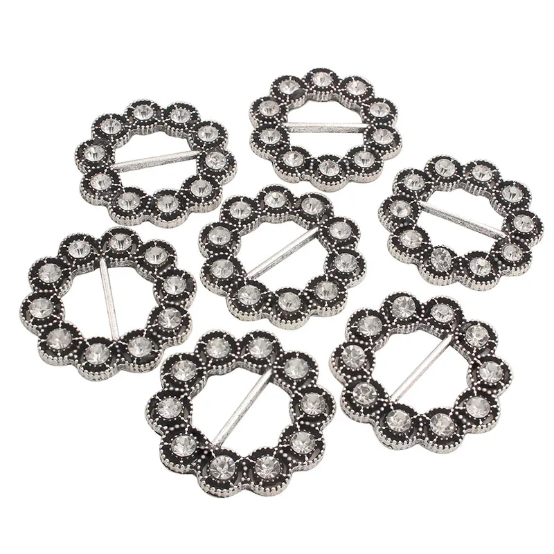 28mm Rhinestone Metal Alloy Buckle Rhinestone Crystal Vintage Buckles for Wedding Decoration DIY Hair Accessories
28mm Rhinestone Metal Alloy Buckle Rhinestone Crystal Vintage Buckles for Wedding Decoration DIY Hair Accessories