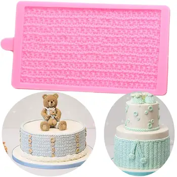 Knitting Texture Lace Border Silicone Mold Cupcake Topper Fondant Mold Cake Decorating Tools Candy Clay Chocolate Gumpaste Mould
Knitting Texture Lace Border Silicone Mold Cupcake Topper Fondant Mold Cake Decorating Tools Candy Clay Chocolate Gumpaste Mould