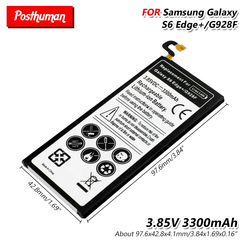 Литий полимерный аккумулятор для телефона 3 85 В 3300 мАч Samsung Galaxy S6 Edge Plus G9280 G928P