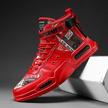 Autumn High Top Men's Casual Shoes Breathable Non-slip Wear-resistant Light Sneakers Outdoor Sneakers Shoes Zapatos De Hombre 
Autumn High Top Men's Casual Shoes Breathable Non-slip Wear-resistant Light Sneakers Outdoor Sneakers Shoes Zapatos De Hombre