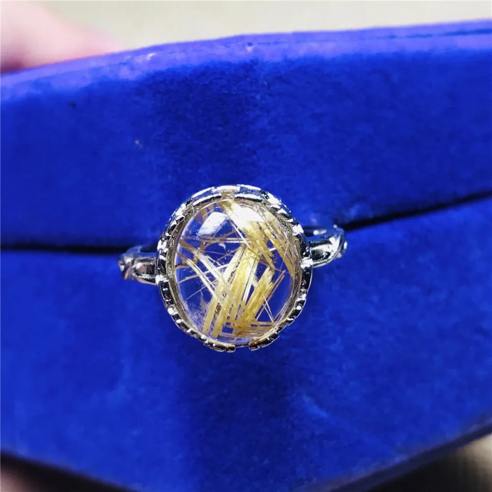 Gold Rutilated Ring (51)