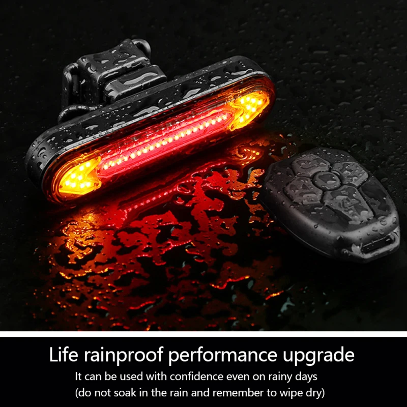 Bicycle Light USB Rechargeable Tail Light Warning Bike Rear Light Smart Wireless Remote Turn Signal Light LED Bicycle Lantern
Bicycle Light USB Rechargeable Tail Light Warning Bike Rear Light Smart Wireless Remote Turn Signal Light LED Bicycle Lantern