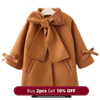 Menoea Children Autumn Outwear New Style Toddler Girls Silod Color Warm Bowknot Coat Overcoat Kids Long Sleeve Clothes Jacket
Menoea Children Autumn Outwear New Style Toddler Girls Silod Color Warm Bowknot Coat Overcoat Kids Long Sleeve Clothes Jacket