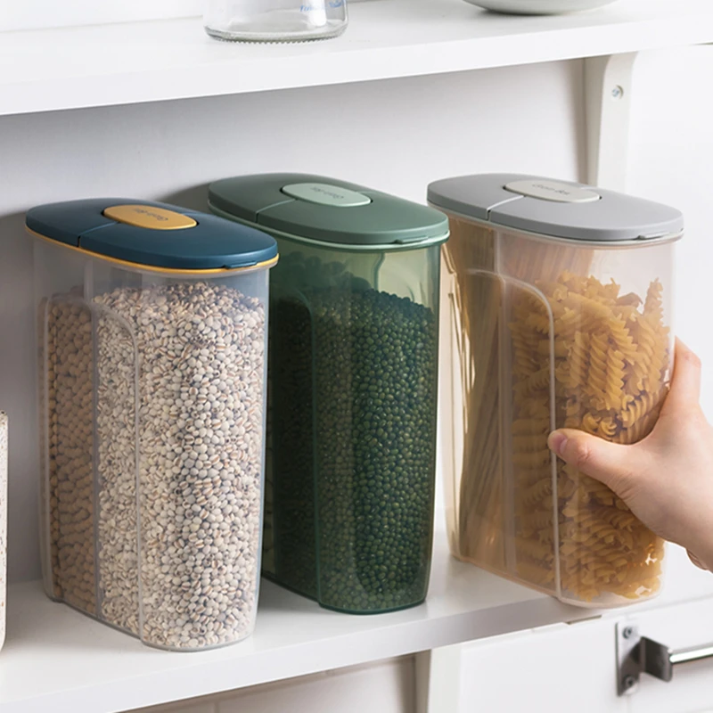 Household Plastic Storage Food Container Spice Organizer Cereals Jars Kitchen Sugar Bowl Groceries Pots Hermetic Box With Lid
Household Plastic Storage Food Container Spice Organizer Cereals Jars Kitchen Sugar Bowl Groceries Pots Hermetic Box With Lid