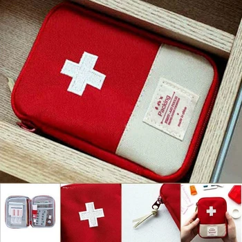 

Portable Travel Empty First Aid Storage Bag Emergency Pouch Travel First Aid Kit Storage Bag Outdoor Survival Organizer Dropship