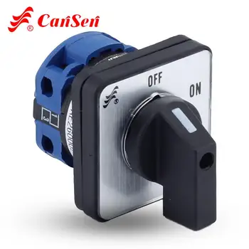 Rotary Cam Switch CANSEN LW26-20 CA10 Ith 20A ON-OFF 2 position 2 Poles 2P 4 terminals Maintenance Switches
Rotary Cam Switch CANSEN LW26-20 CA10 Ith 20A ON-OFF 2 position 2 Poles 2P 4 terminals Maintenance Switches