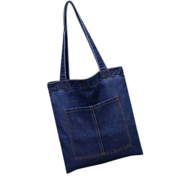 Women Bag Large Capacity Cowboy Handbag Wild Casual Canvas Denim Shoulder Bag Flap Shopping Bag, Model 3
Women Bag Large Capacity Cowboy Handbag Wild Casual Canvas Denim Shoulder Bag Flap Shopping Bag, Model 3