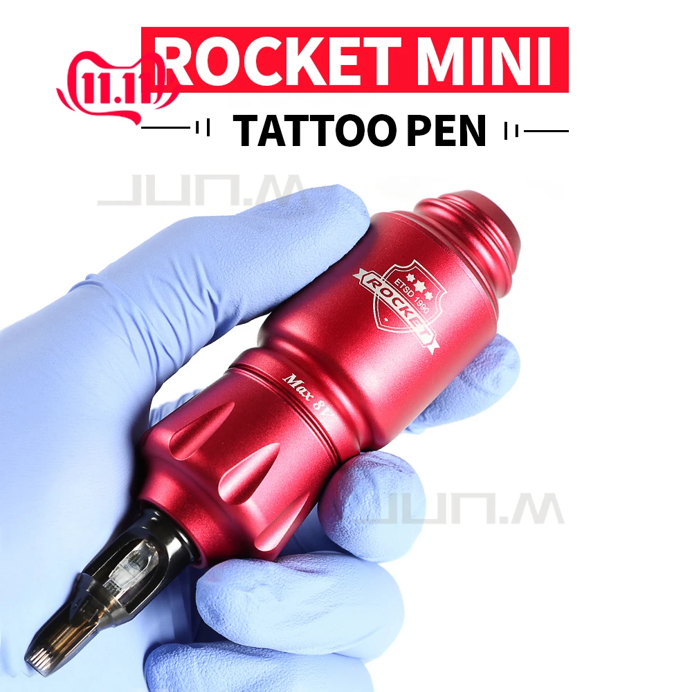 Rocket Mini Tattoo Pen Aluminum Alloy High Frequency Automatic Rotating Professional Durable Electric Motor Tattoo Machine Gun
Rocket Mini Tattoo Pen Aluminum Alloy High Frequency Automatic Rotating Professional Durable Electric Motor Tattoo Machine Gun