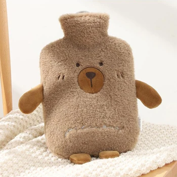Cute Plush Hot-Water Bottle Bag with Knitted Soft Cozy Cover Winter Warm Tress Pain Relief Therapy Heat Reusable Hand Warmer
Cute Plush Hot-Water Bottle Bag with Knitted Soft Cozy Cover Winter Warm Tress Pain Relief Therapy Heat Reusable Hand Warmer