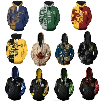 Hogwarts School Hermione Gryffindor Slytherin Cosplay Costume Men Women 3D Hoodies Sweatshirts Fashion Tracksuits Zipper Jackets
Hogwarts School Hermione Gryffindor Slytherin Cosplay Costume Men Women 3D Hoodies Sweatshirts Fashion Tracksuits Zipper Jackets