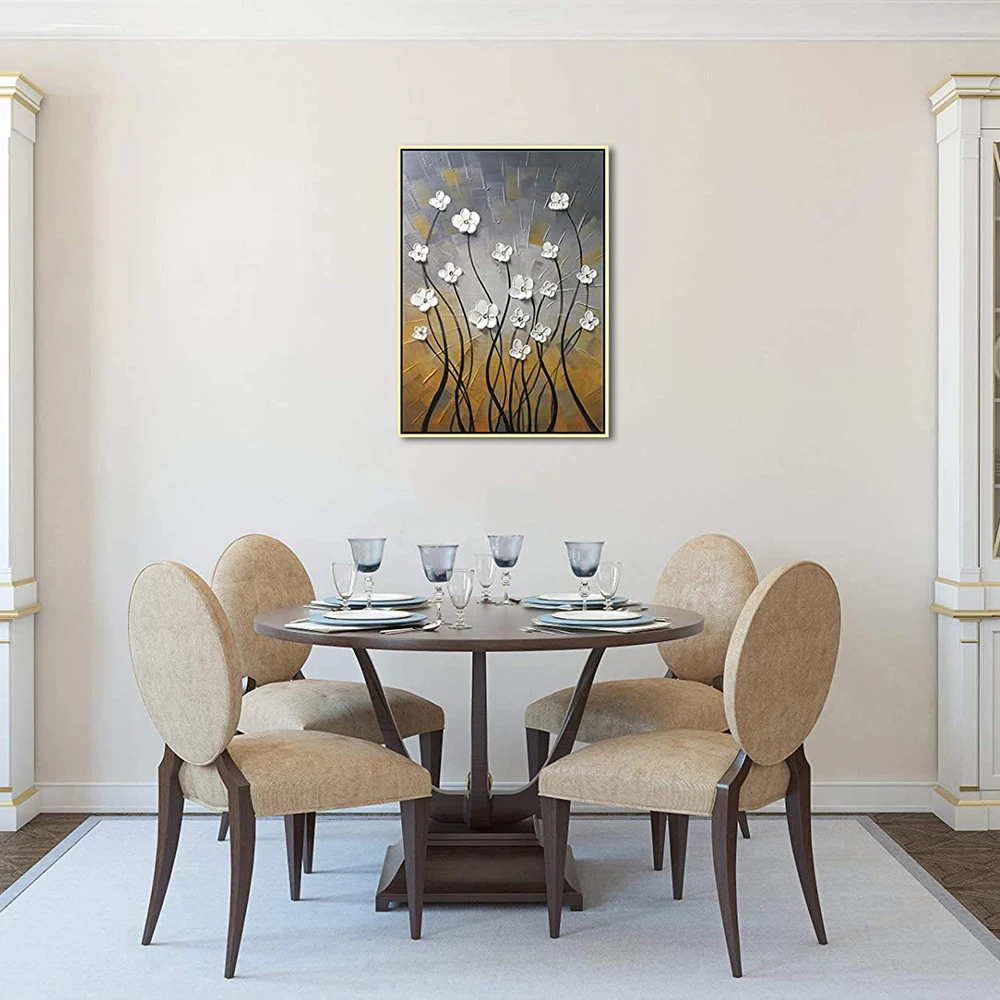 100% Hand Painted Floral Oil Paintings Canvas Wall Art Modern Grace Abstract Flower For Home Decor Handmade Oil Artwork Unframed
100% Hand Painted Floral Oil Paintings Canvas Wall Art Modern Grace Abstract Flower For Home Decor Handmade Oil Artwork Unframed