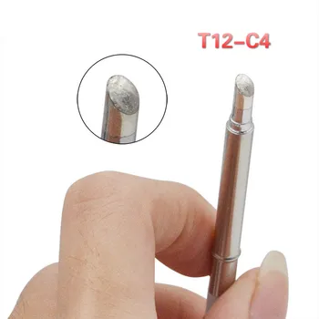 1PC T12-C4 Soldering Rework Station Iron Tips for HAKKO T12 Handle LED Vibration Switch Temperature Controller FX-951 FX-952
1PC T12-C4 Soldering Rework Station Iron Tips for HAKKO T12 Handle LED Vibration Switch Temperature Controller FX-951 FX-952
