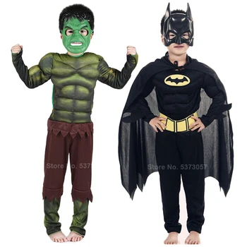 Hulk Batman Halloween Cosplay Costume for Boys Masquerade Party Birthday Gift Muscle Superhero Vampire Carnival Role Play Mask
Hulk Batman Halloween Cosplay Costume for Boys Masquerade Party Birthday Gift Muscle Superhero Vampire Carnival Role Play Mask